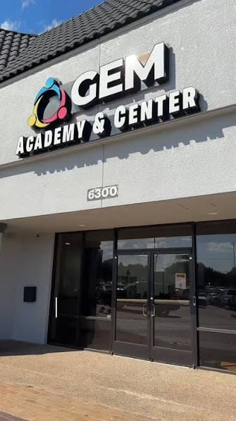 The entrance of GEM Academy and Center at 6300 Independence Parkway, Plano.